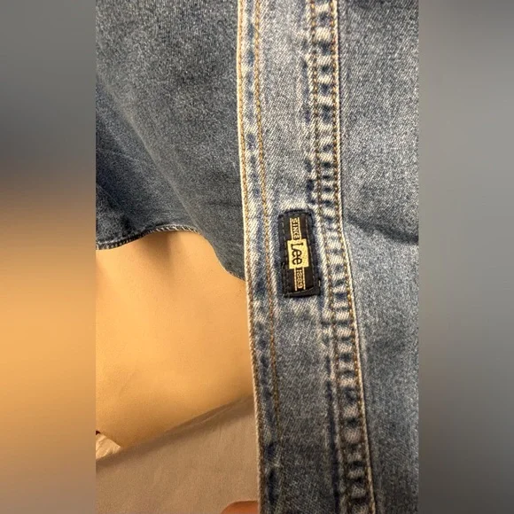 Lee’s Men’s Vintage Long Sleeve Denim Shirt Size Large - Picture 2 of 9